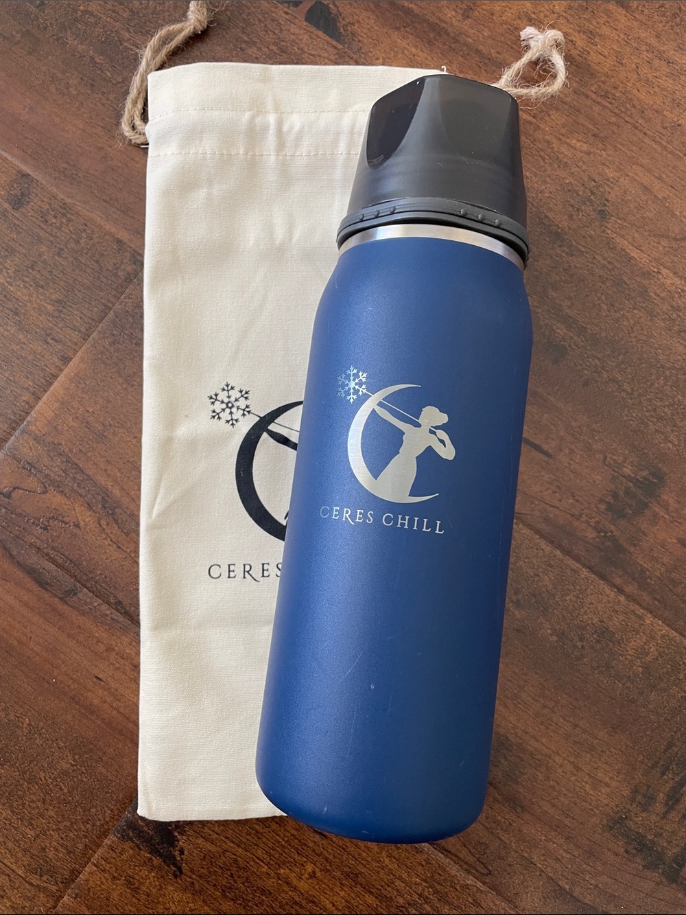 Ceres Chill Blue Insulated Water Bottle
